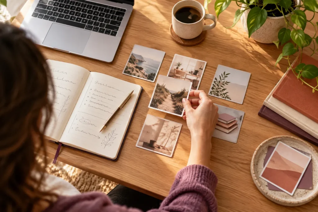 Préparation progressive d’une transition professionnelle autour d’un carnet